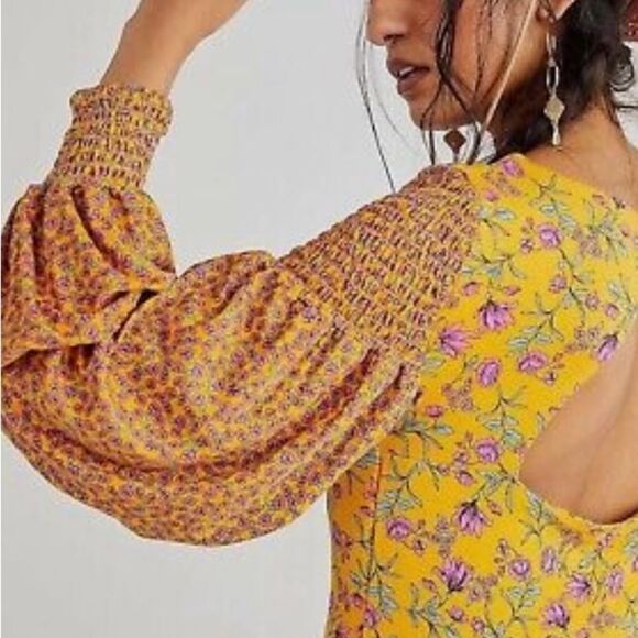 NEW Free People Love Story Maxi Dress Floral Print Size XS - Picture 3 of 11